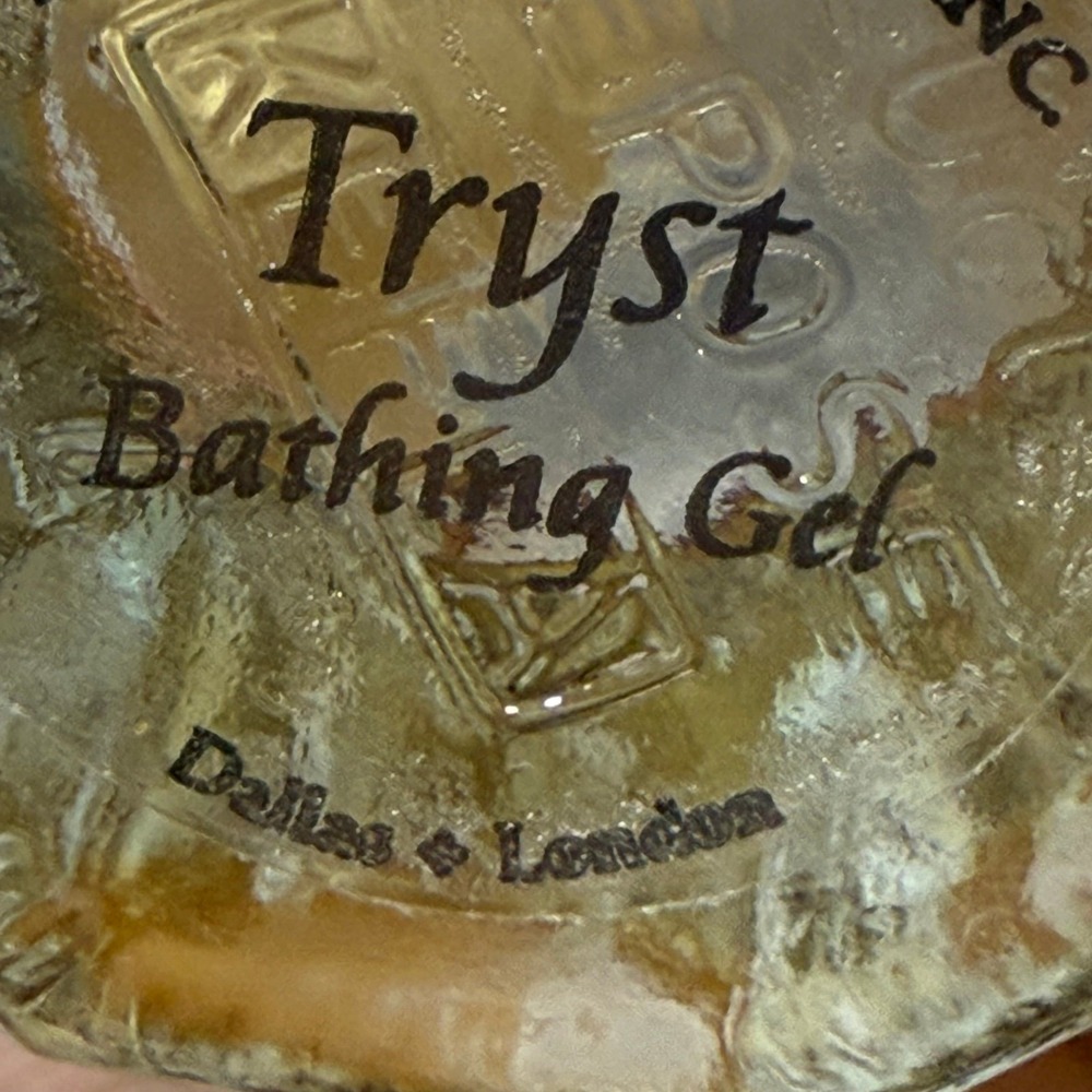 Lady Primrose Tryst Kiss Bathing Gel Crystal Decanter Tall Rare Vtg‎ - Picture 5 of 9